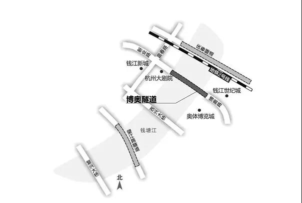 两年后，从钱江新城开车到钱江世纪城，将只需要3分钟