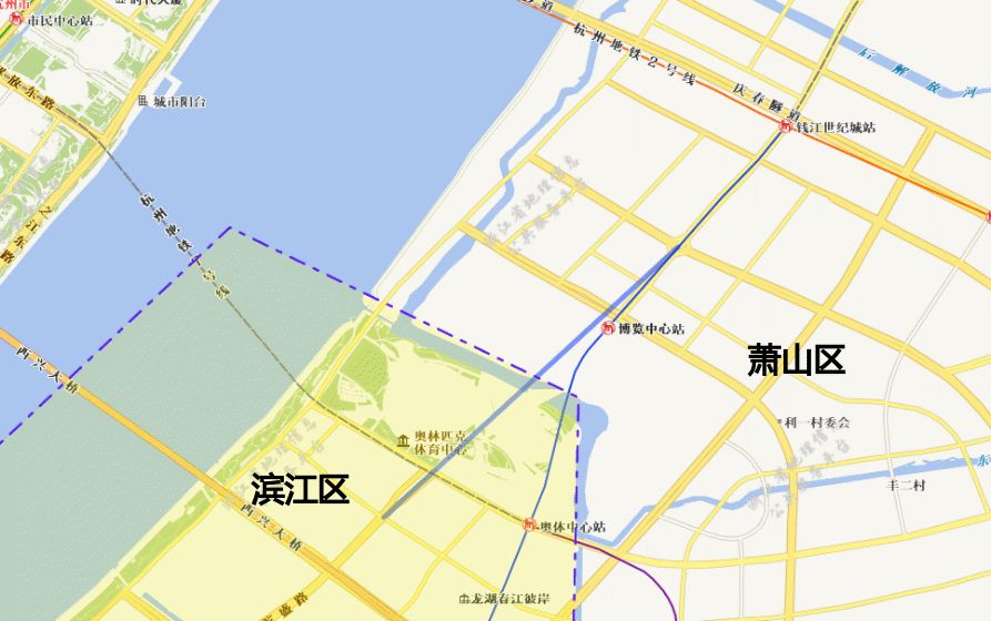 滨盛路-钱江二路(七甲路—之江西路)